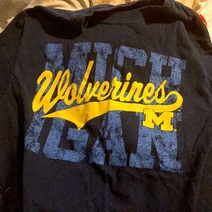 A Michigan wolverines t-shirt